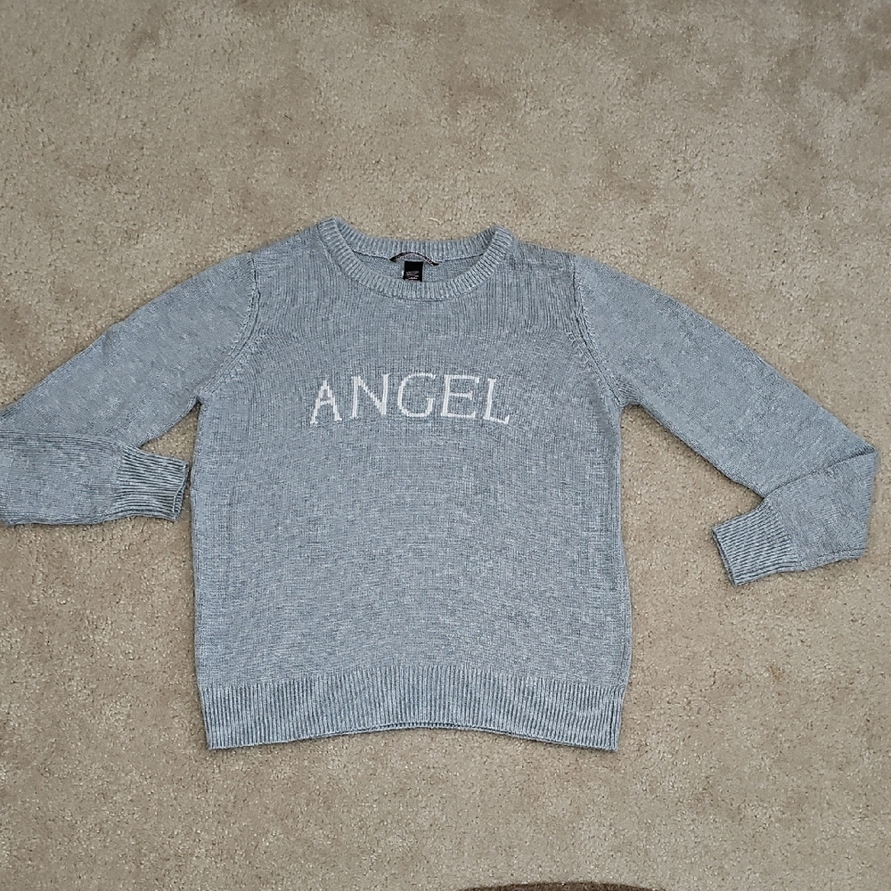 Victoria's Secret Light Gray Crew Neck Sweater